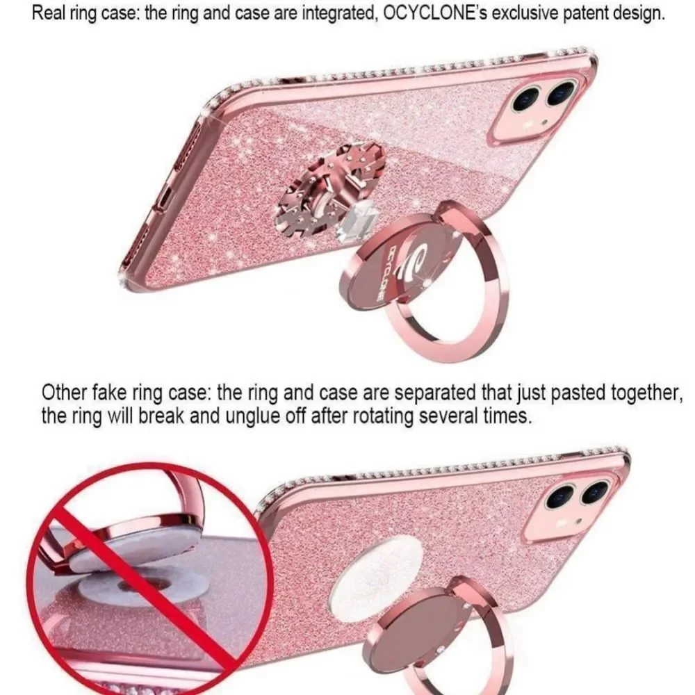 Pink Glitter OCYCLONE for iPhone 11 Case​